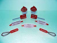 Bakery Party theme Food labels